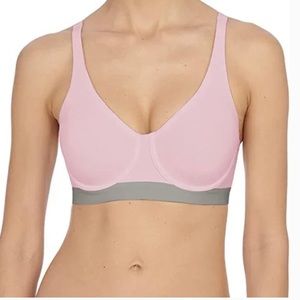 NWT Natori Recharge Underwire Sports Bra in Cotton Candy Lead 40DD